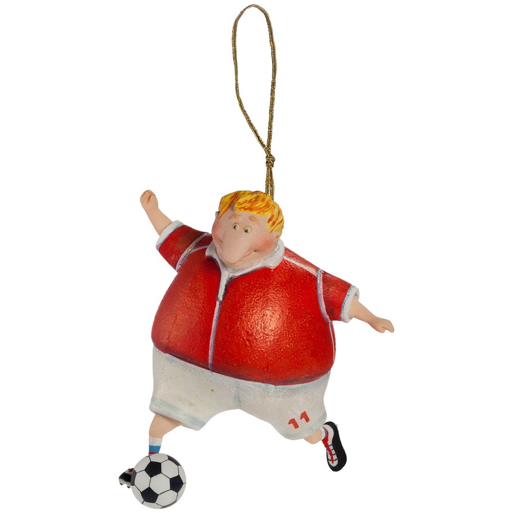 Набор из 5 елочных игрушек Sports Collection — пример нанесения логотипа (Ima Naroditskaya) | Print Logo