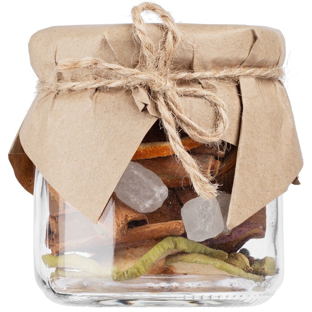 Специи для глинтвейна Vinification — пример нанесения логотипа (сделано в России) | Print Logo