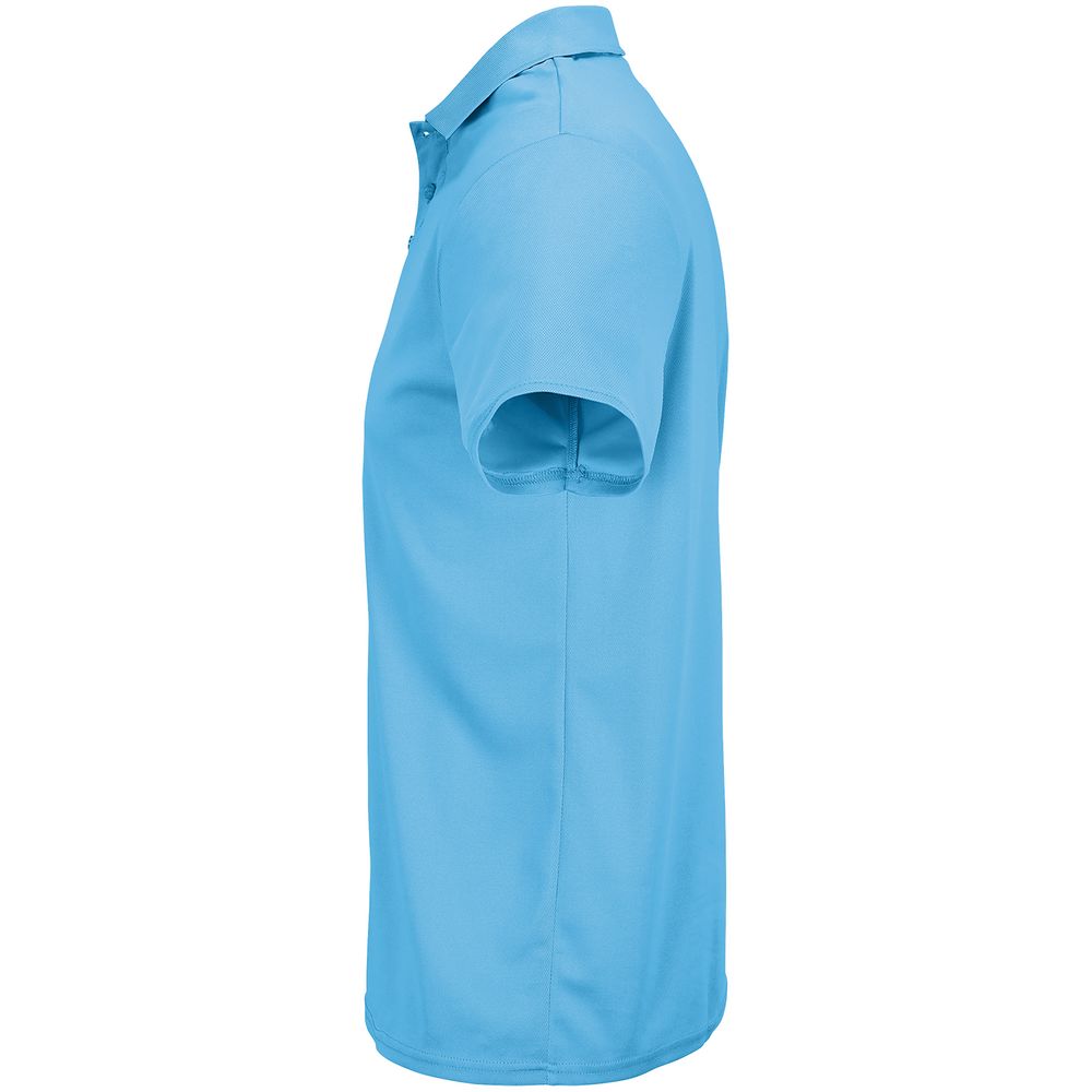 Рубашка поло унисекс Pitcher, ярко-бирюзовая, размер XXL