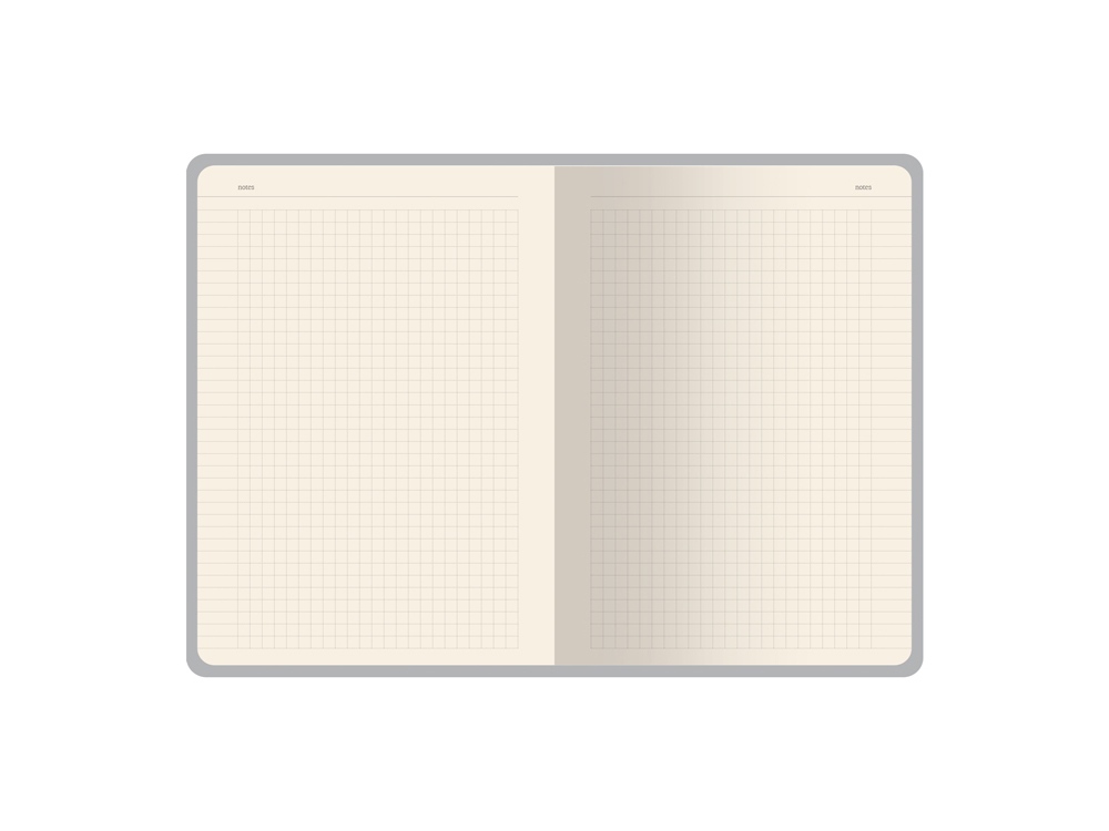 Блокнот А5 Megapolis Loft, темно-синий