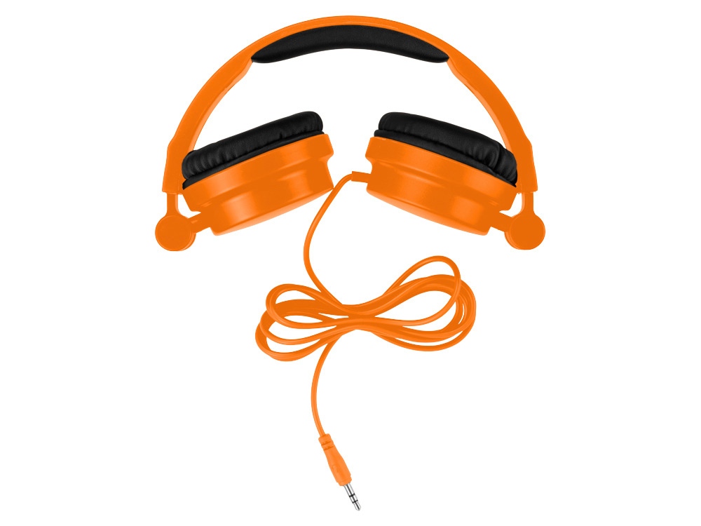 Наушники складные Rally, оранжевый