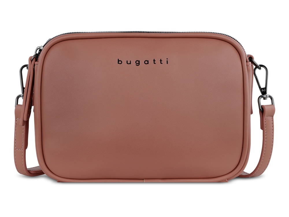 Сумка кросс-боди женская BUGATTI АЛМАТА | ALMATA, абрикосовая, полиуретан, 21,5х6х15 см