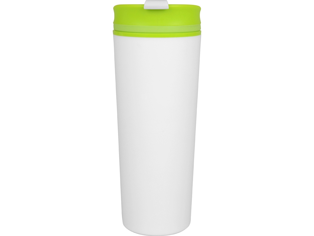 Термокружка Brite 500мл, белый/зеленое яблоко