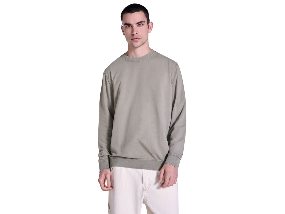 Свитшот Jaya унисекс, каменистый выстиранный