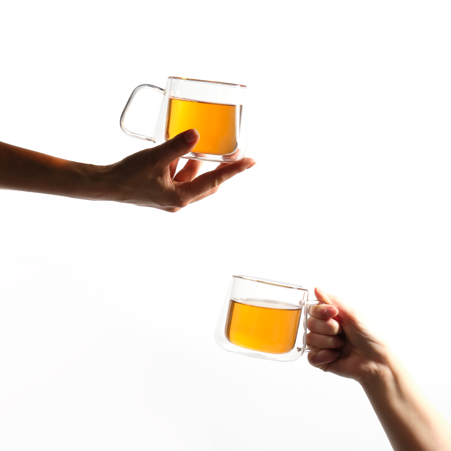 Кружка стеклянная с двойными стенками Дольче (Dolce) фото на сайте Print Logo.