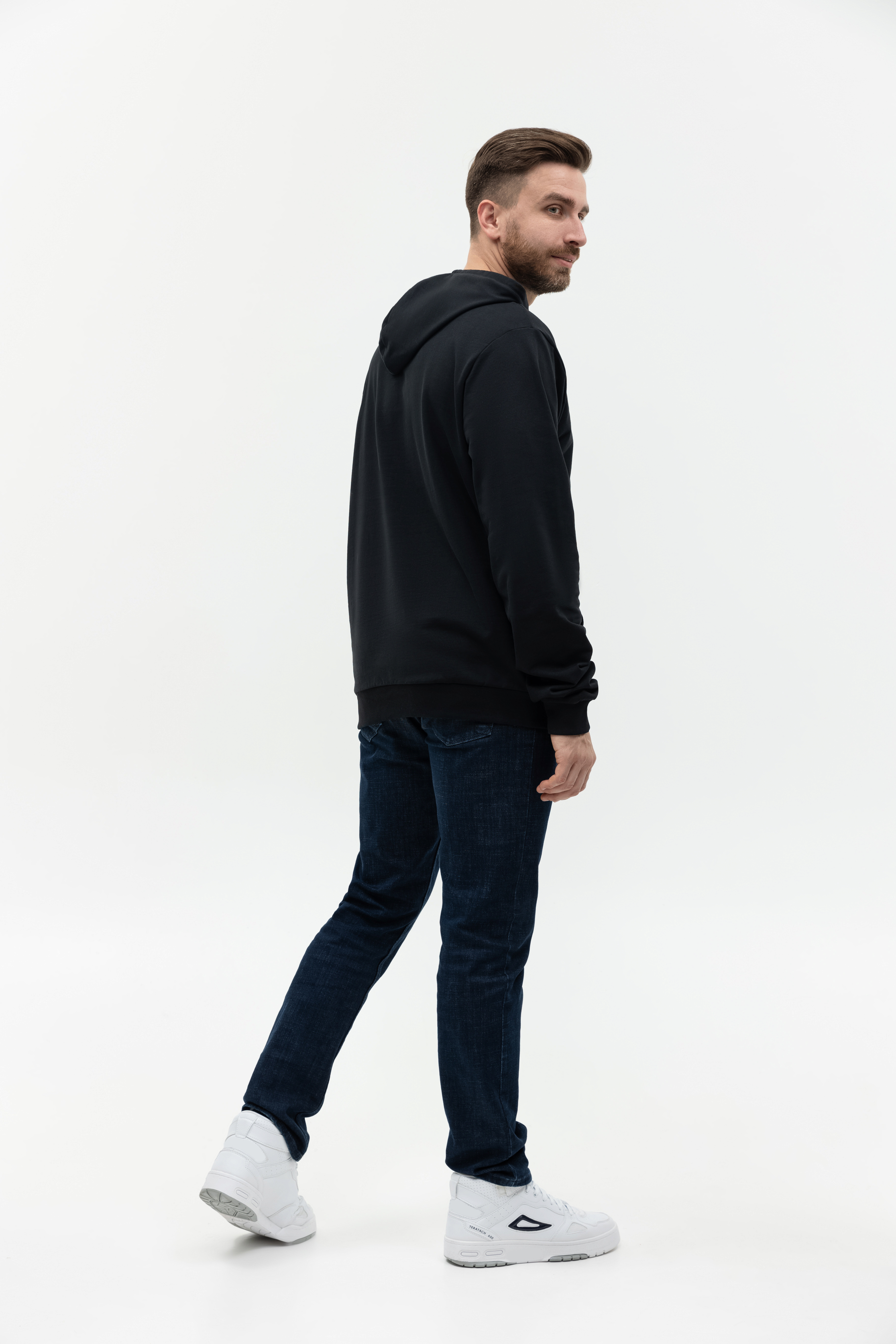 Худи унисекс STAN футер без начёса 260, 23, Чёрный,  (20)  (48/M)