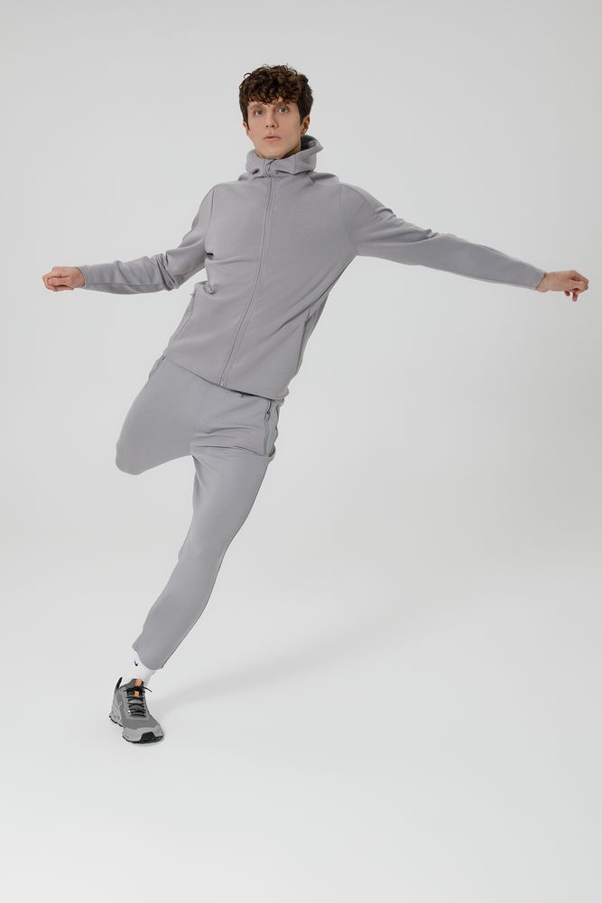 Куртка с капюшоном унисекс Begi, серая, размер L