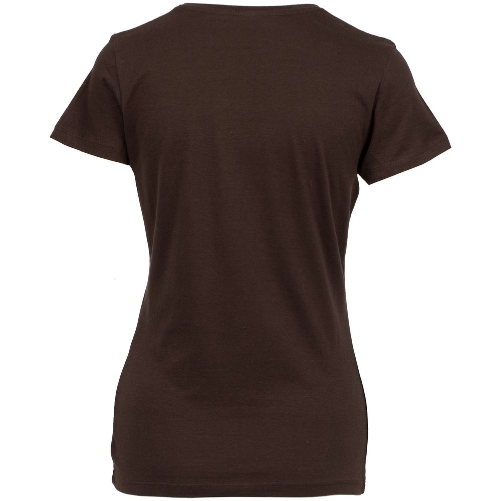 Футболка женская «Шоколадная крошка» — пример нанесения логотипа (Соль) | Print Logo