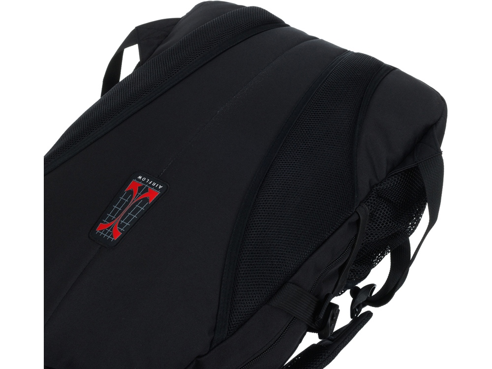 Рюкзак TORBER ROCKIT, чёрный, полиэстер, 33х15х45 см, 22 л