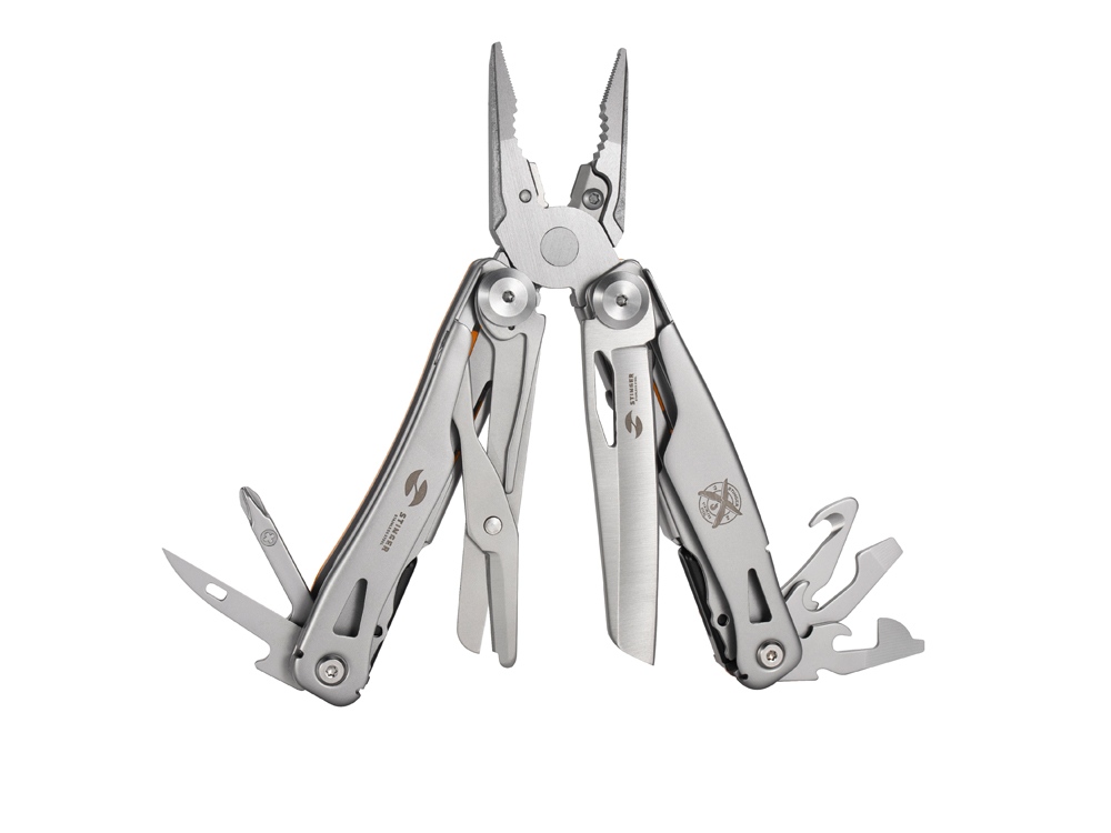 Мультитул, 105 мм, 14 функций — пример нанесения логотипа (Stinger) | Print Logo