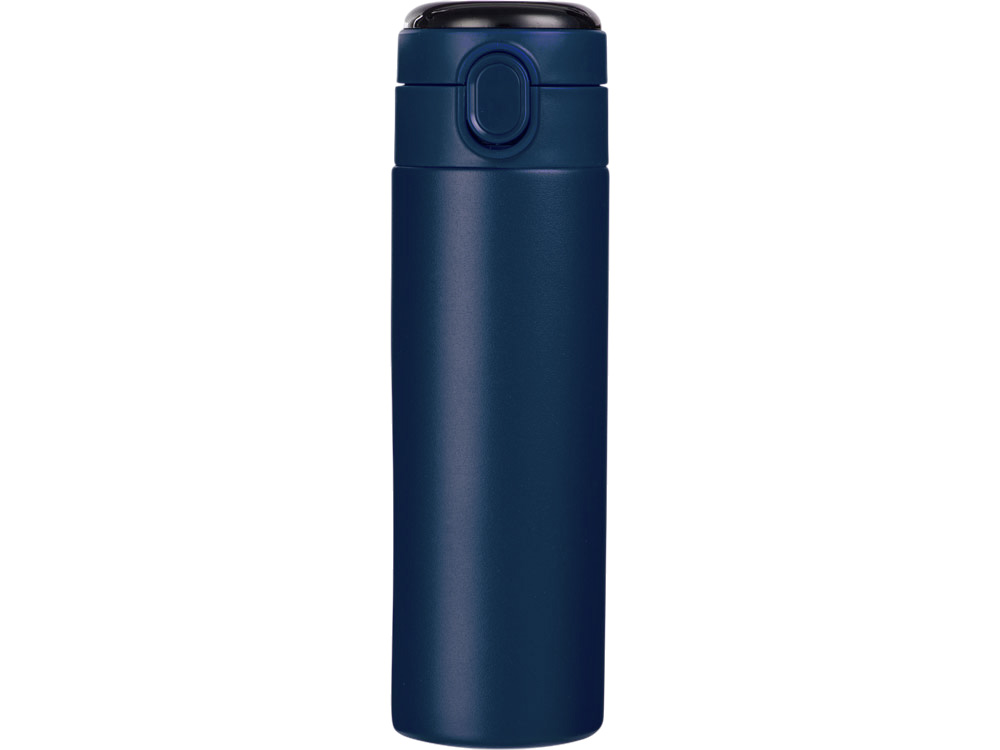 Вакуумная термокружка Waterline с медной изоляцией Bravo, 400 мл, тубус, темно-синий