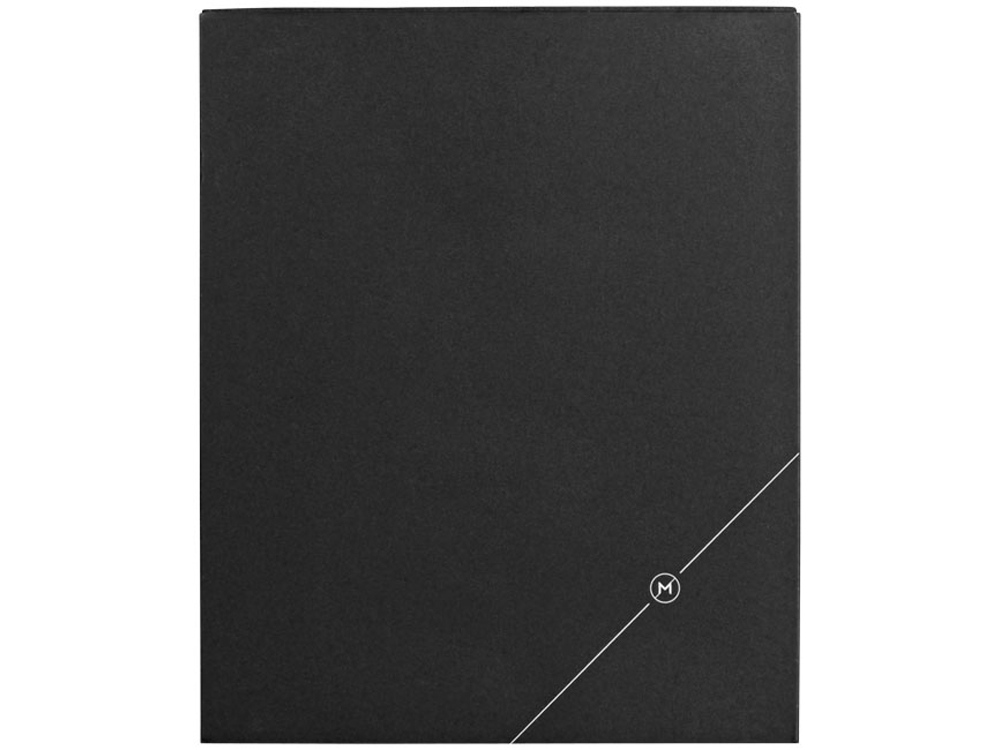 Подарочная коробка для блокнота А5 и ручки, черный