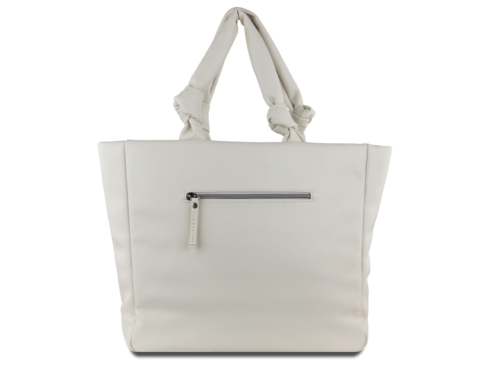 Сумка-шоппер BUGATTI Cara, белая, полиуретан, 43х11х32 см, 10 л