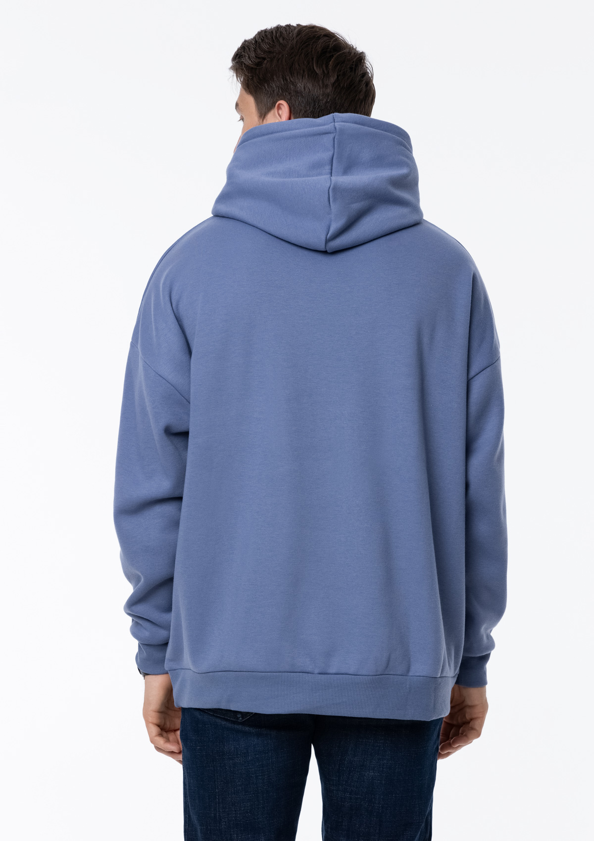 Худи унисекс STAN оверсайз интерсофт 320, 69, Серо-фиолетовый,  (74)  (56/XXXL)