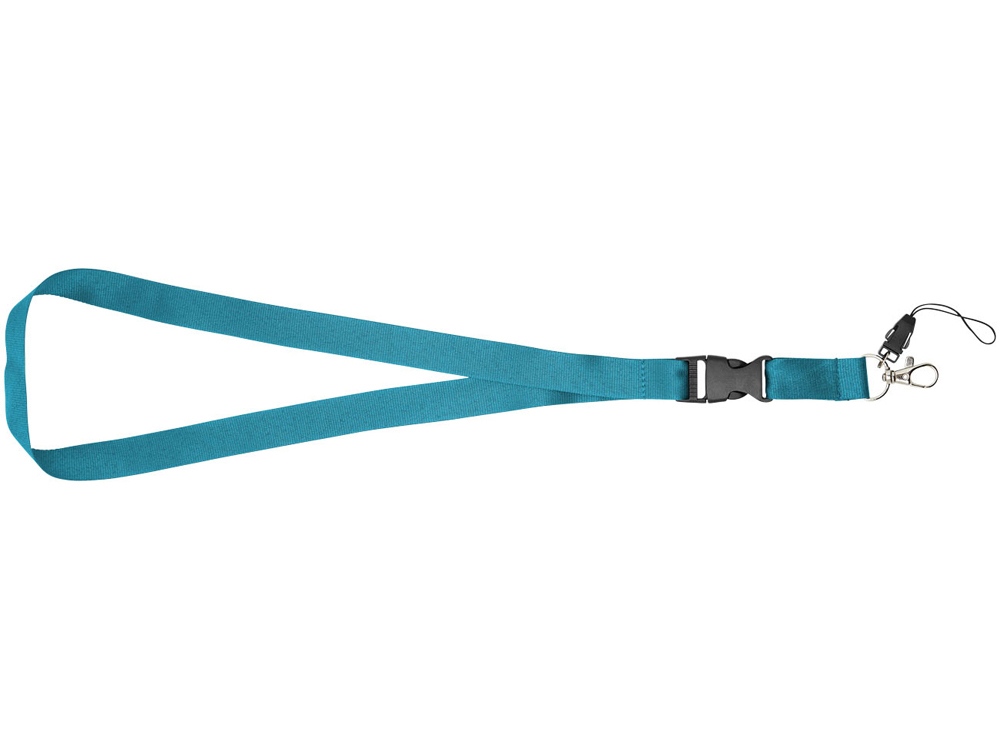 Шнурок Sagan с отстегивающейся пряжкой, держатель для телефона, голубой