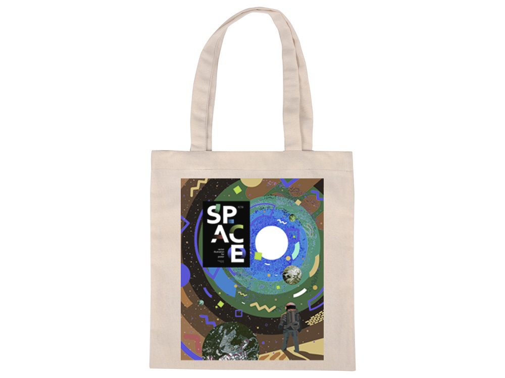 Сумка для шопинга под сублимацию, натуральный