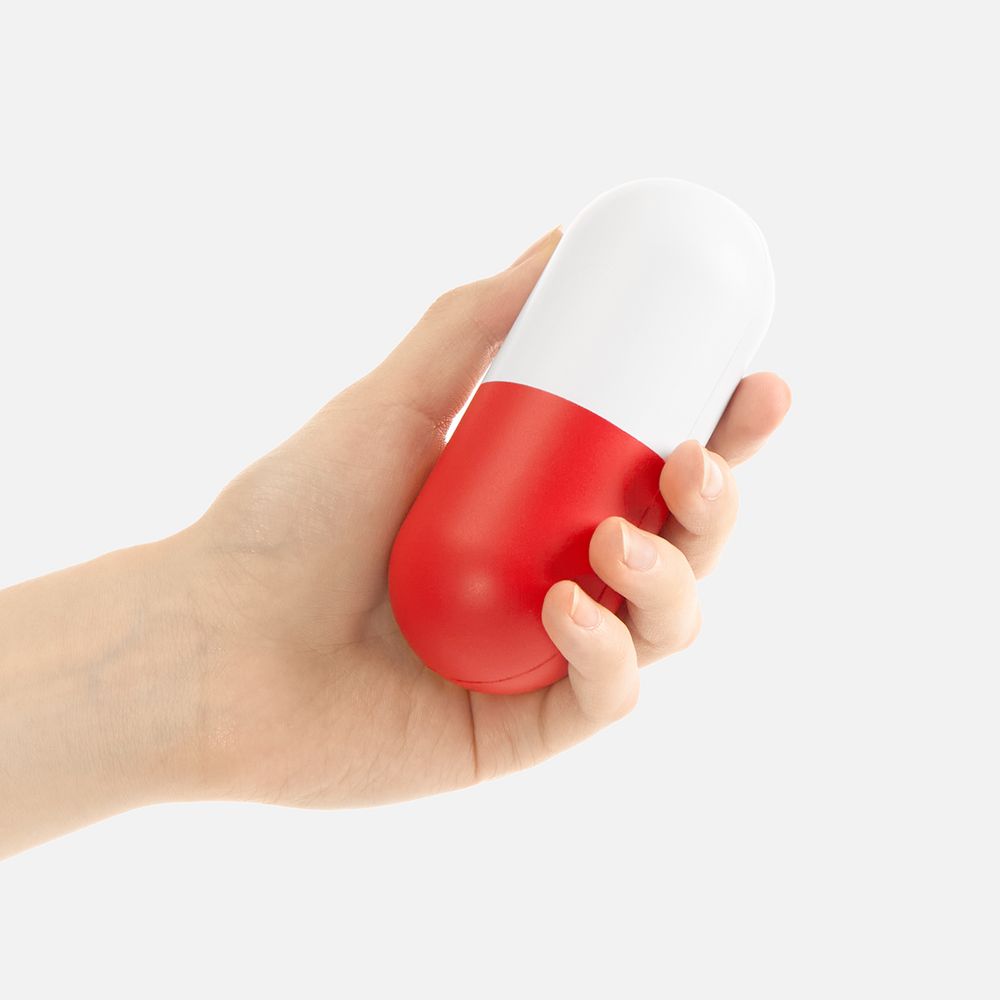 Сквиши-антистресс «Пилюля» фото на сайте Print Logo.