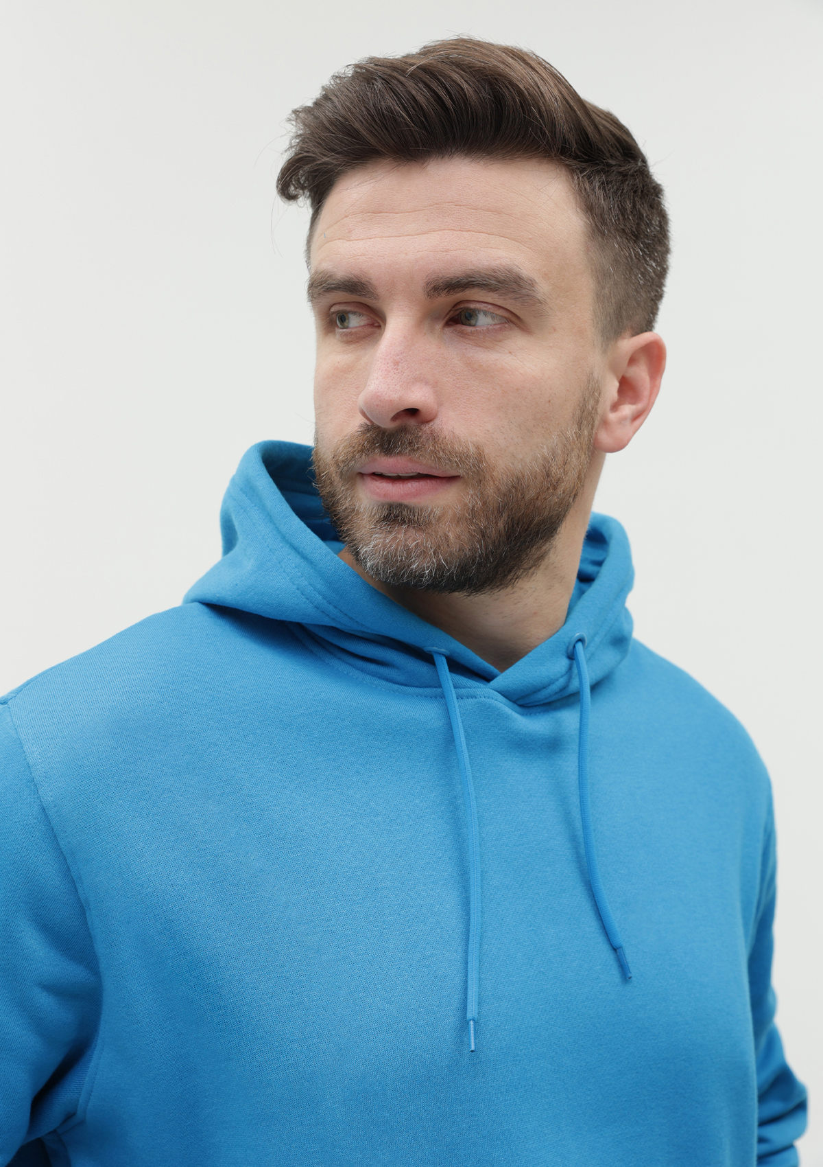 Худи унисекс STAN футер с начёсом 260, 20, Лазурный,  (40/1)  (50/L)