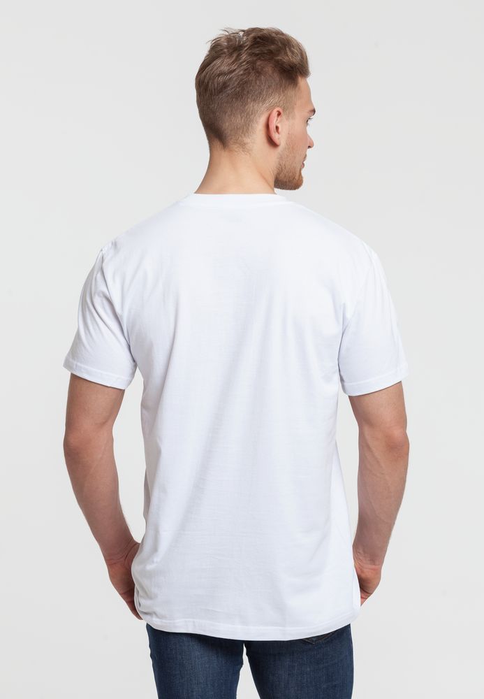 Футболка мужская «Неочевидное» — пример нанесения логотипа (Принтэссенция) | Print Logo