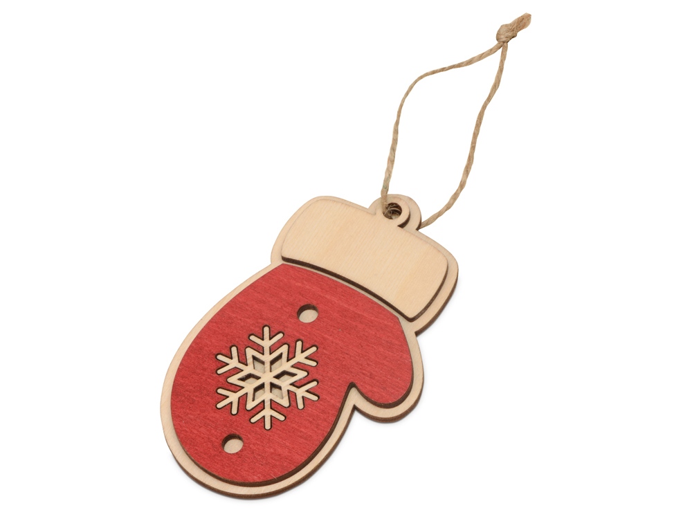 Подвеска Новогодняя варежка с логотипом  | Print Logo