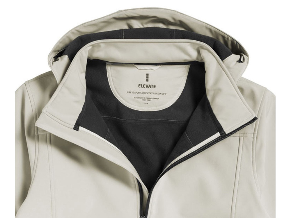 Куртка софтшел Langley мужская, светло-серый