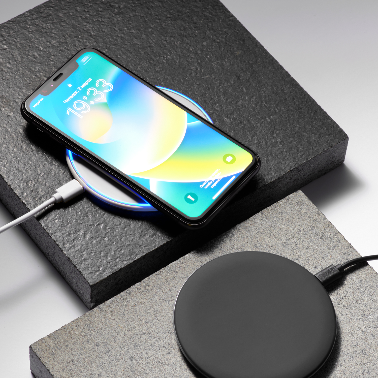 Беспроводное зарядное устройство 10W Apollo фото на сайте Print Logo.