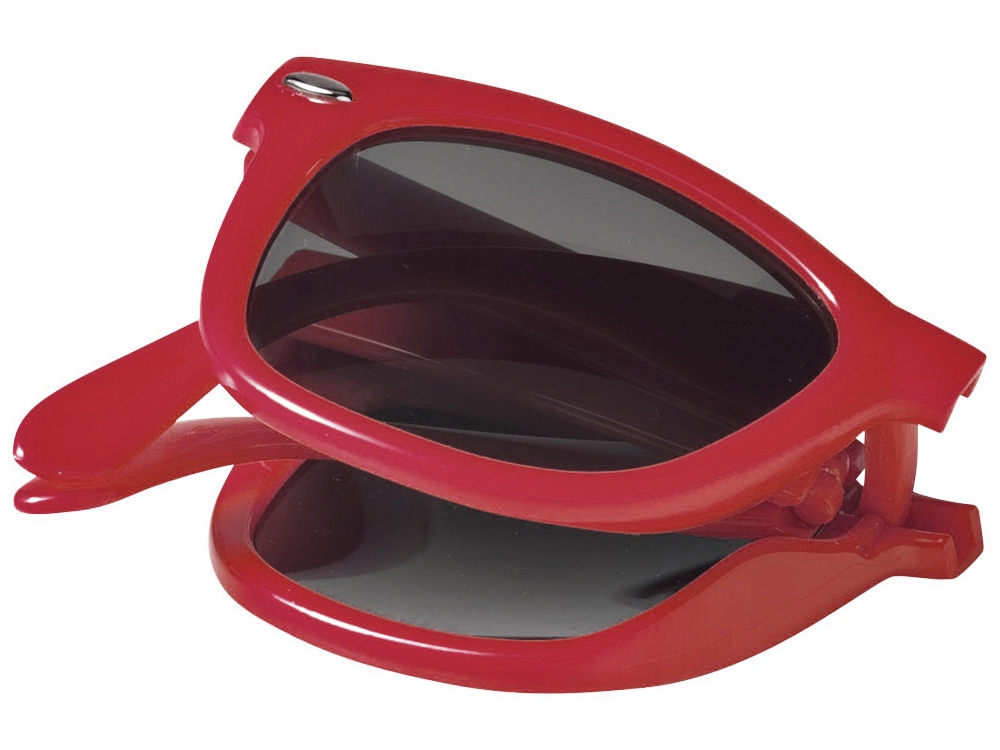 Очки солнцезащитные Sun Ray складные, красный