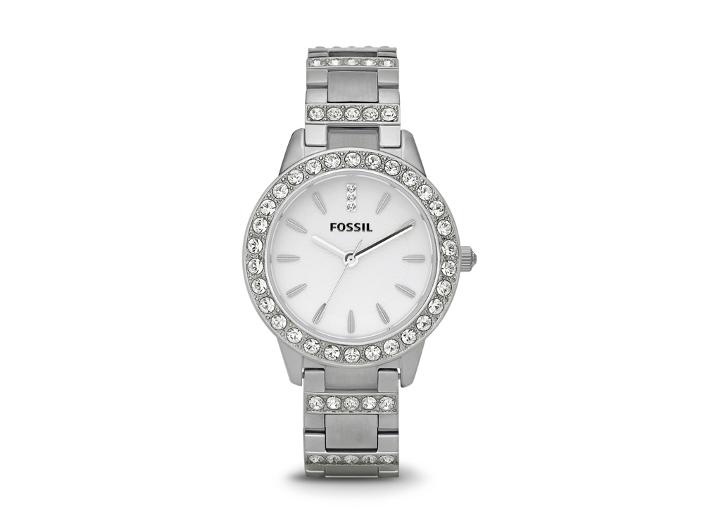 Часы наручные, женские с логотипом Fossil | Print Logo