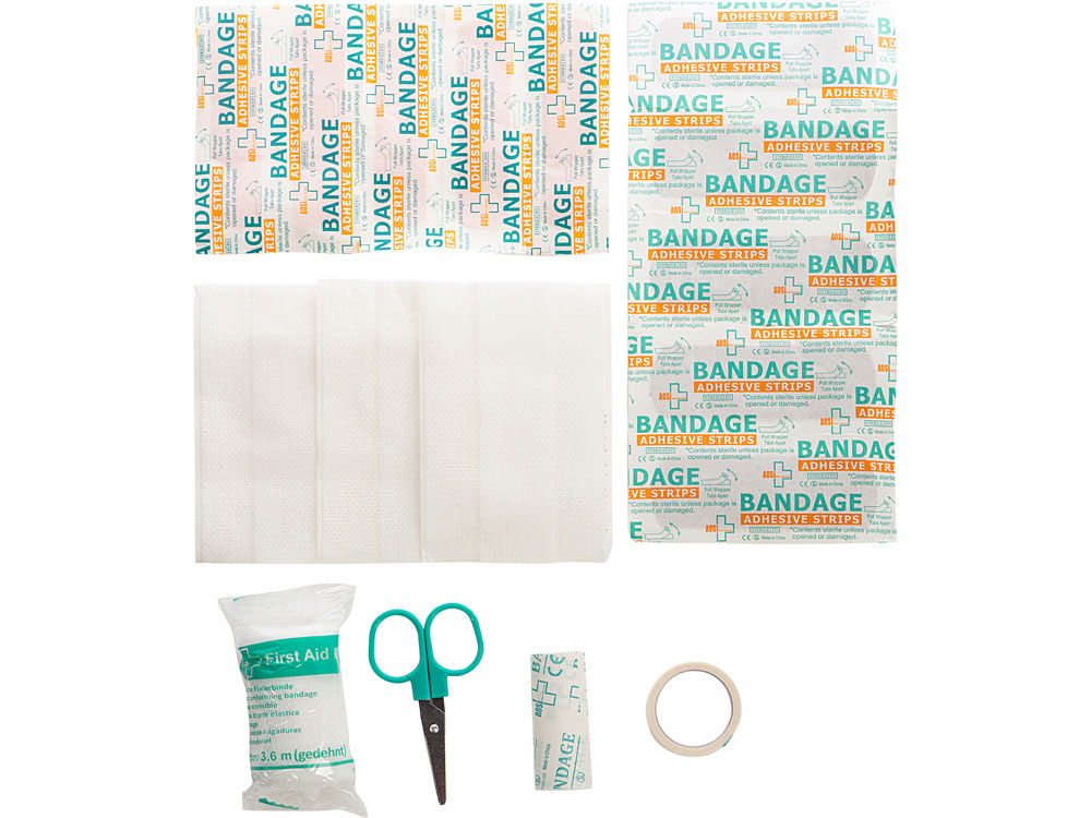 Набор для оказания первой помощи Красный крест, красный