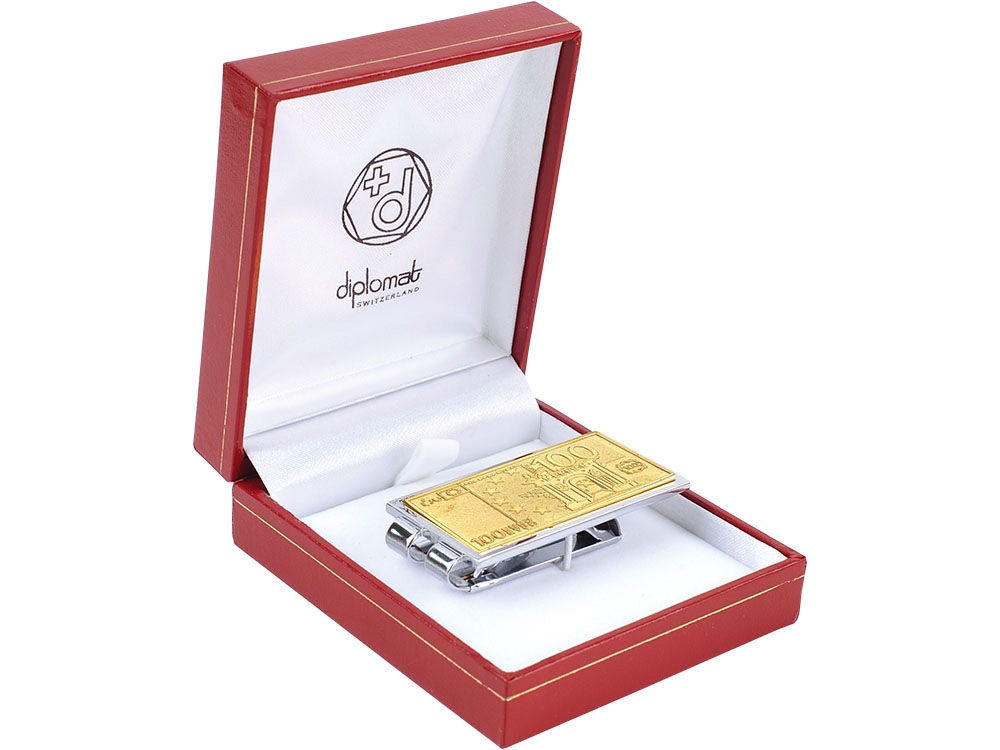 Зажим для денег Сто евро Diplomat