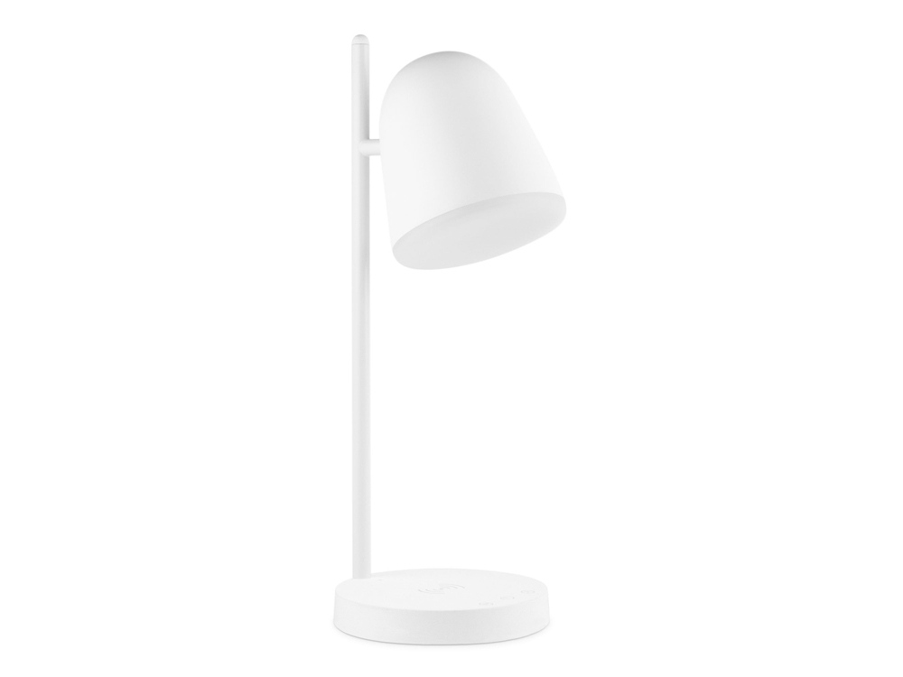 Настольная лампа с беспроводной зарядкой LED L2 с логотипом Rombica | Print Logo