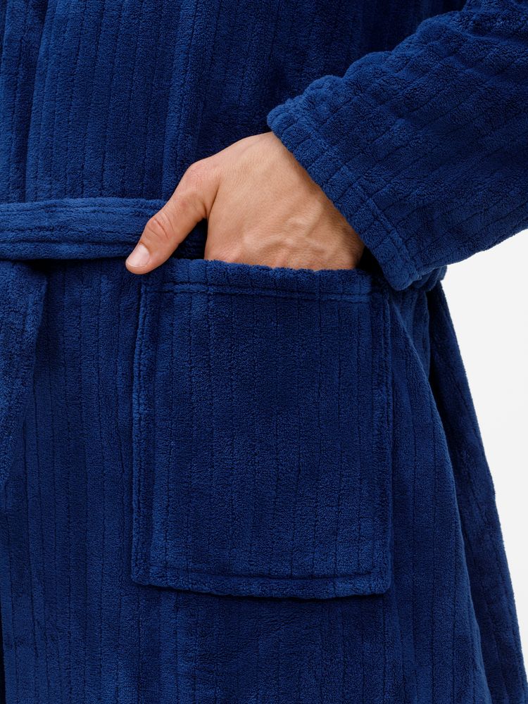 Халат флисовый Magic Mantle, темно-синий, размер XL/XXL