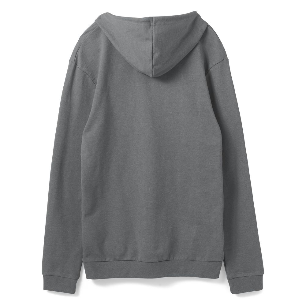 Толстовка с капюшоном унисекс Hoodie, серая (стальная), размер M