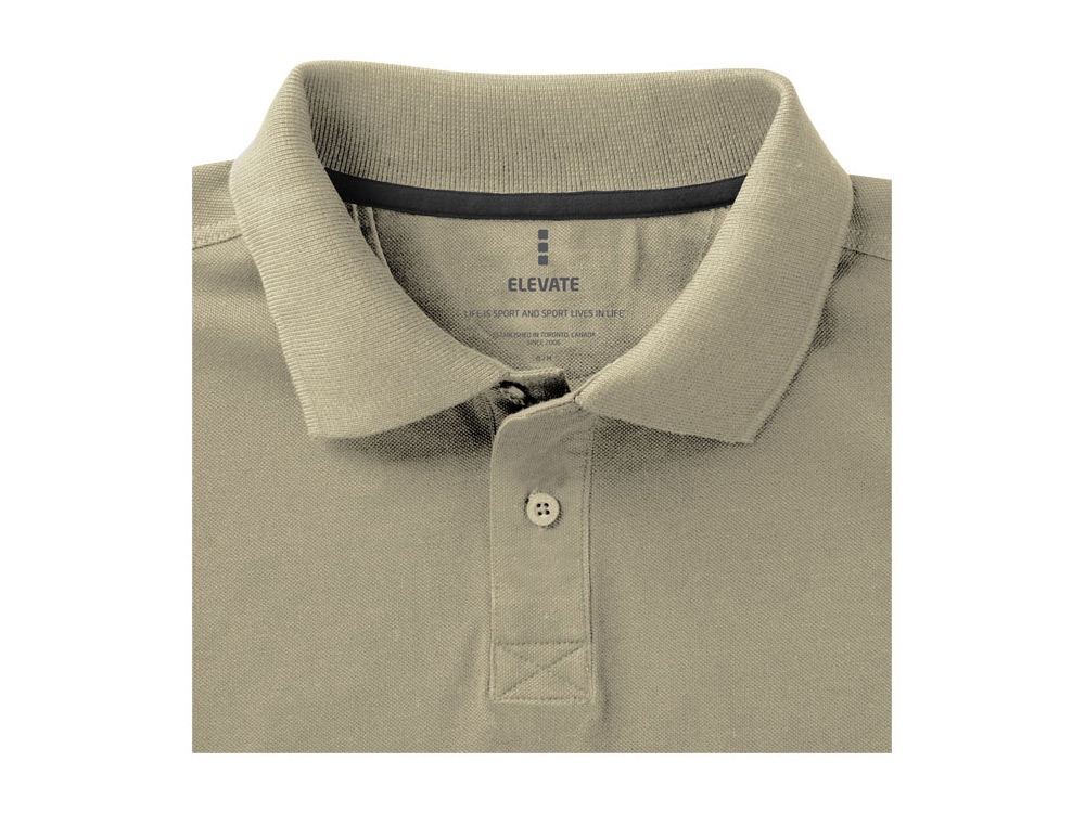 Calgary мужская футболка-поло с коротким рукавом, хаки