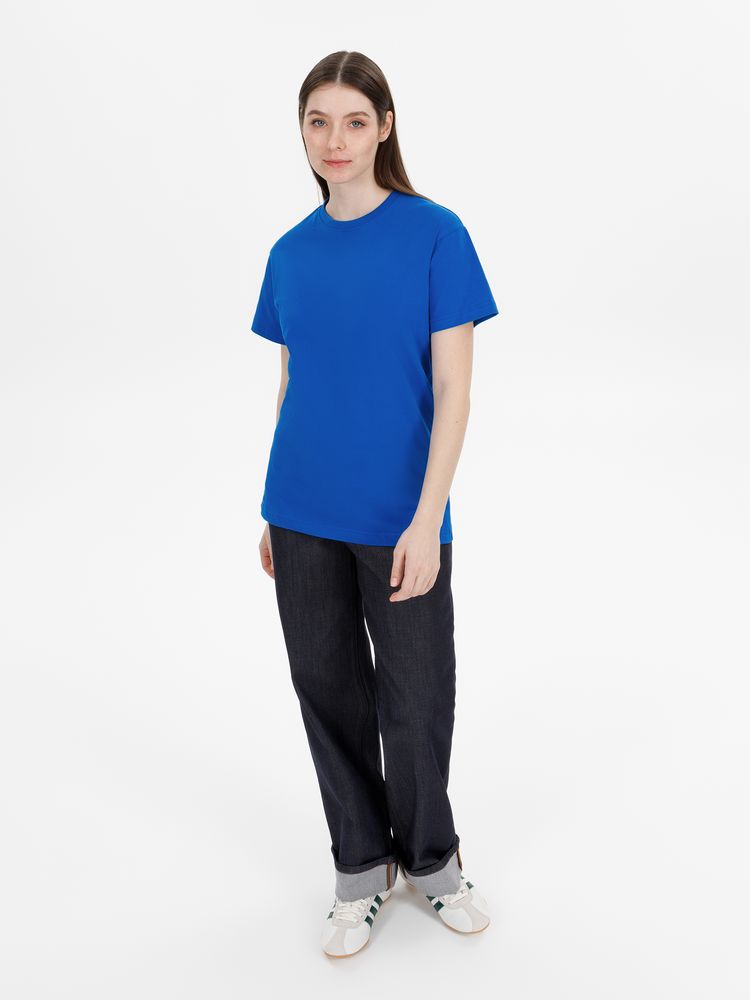 Футболка унисекс T-Bolka 180, ярко-синяя, размер 5XL