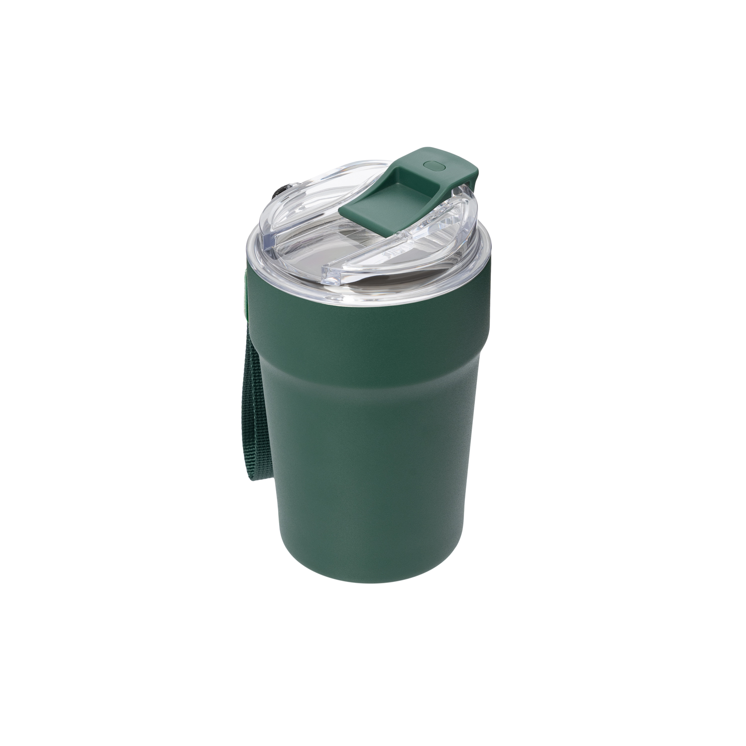 Термокружка вакуумная Монако (Monaco), темно-зеленая