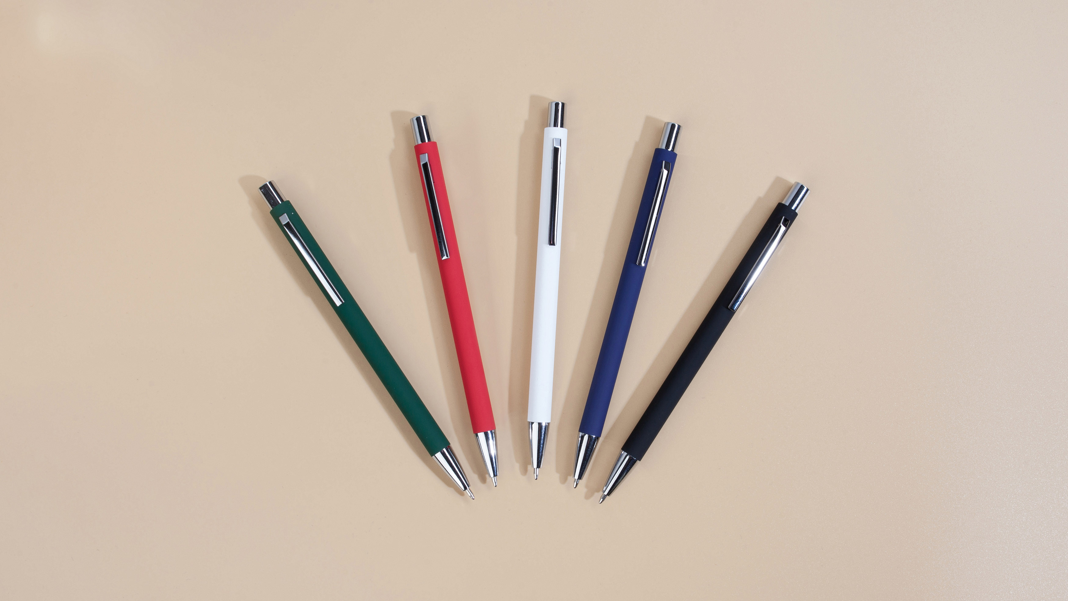 Ручка шариковая "Trade", покрытие soft touch, белый