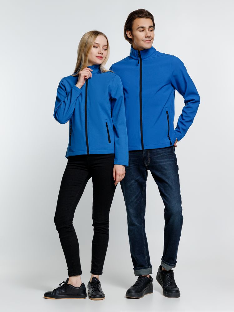 Куртка софтшелл мужская Race Men ярко-синяя (royal), размер L