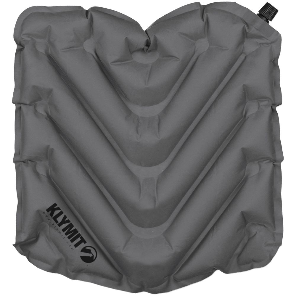 Надувная подушка-сиденье V Seat с логотипом Klymit | Print Logo