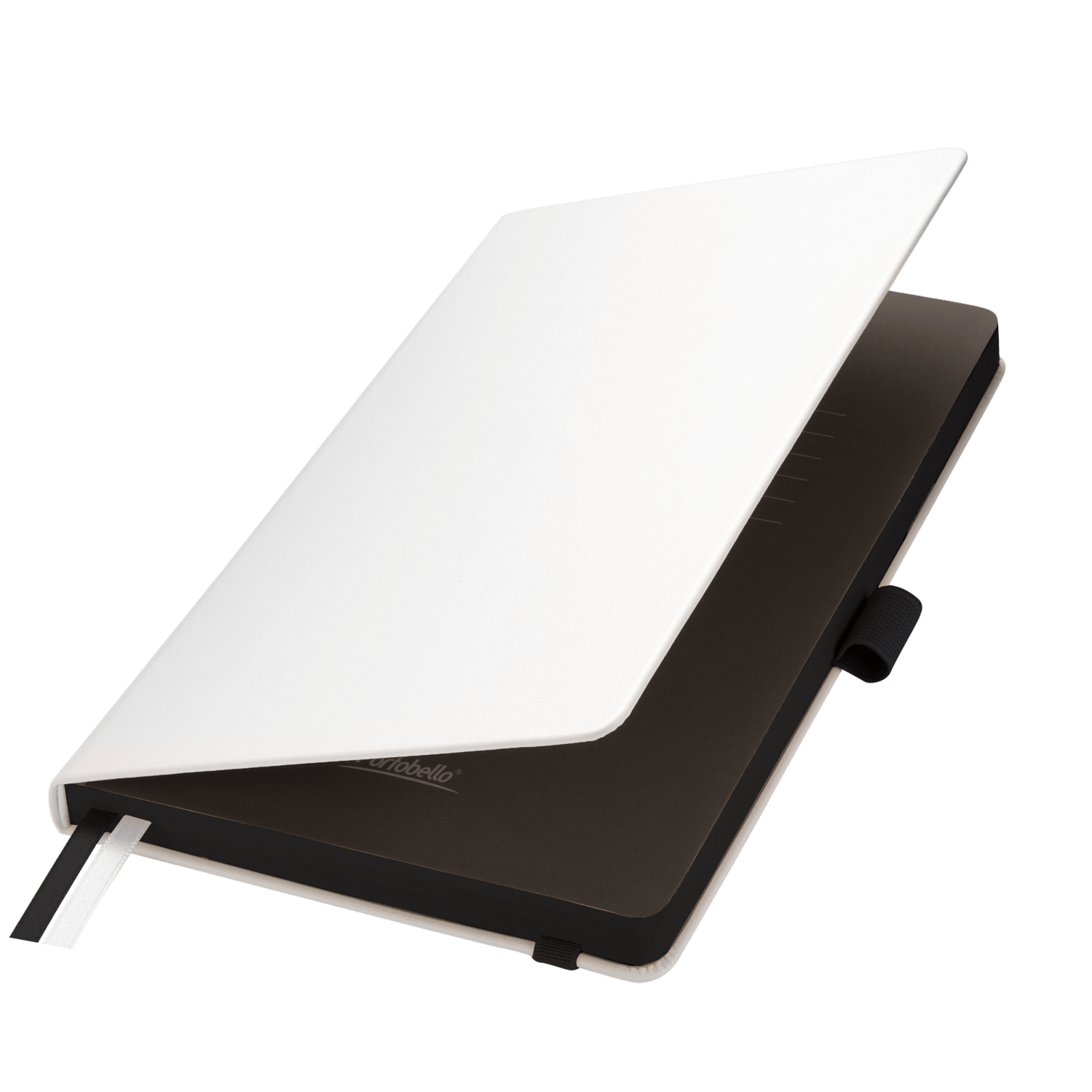 Ежедневник Арктик (Arctic) недатированный, белый/черный