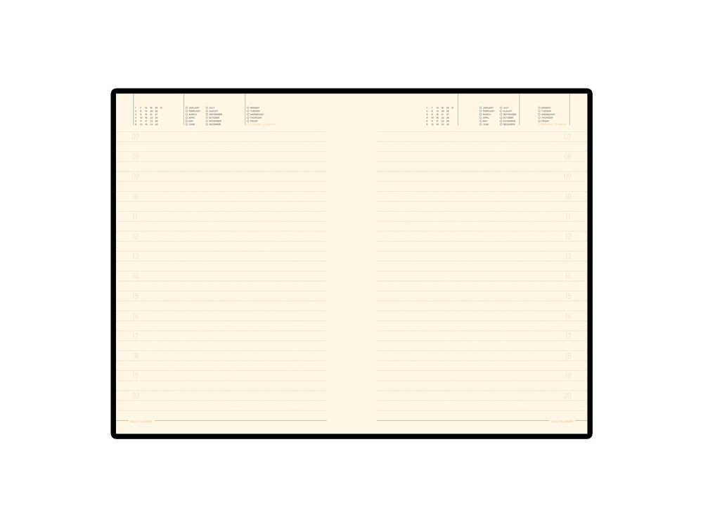 Ежедневник А5 недатированный Megapolis Soft, черный