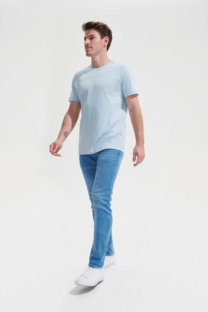 Футболка унисекс Tuner, светло-голубая, размер 4XL