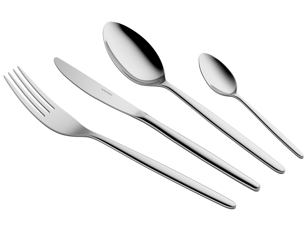 Набор столовых приборов MIA, 24 предмета с логотипом Nadoba | Print Logo