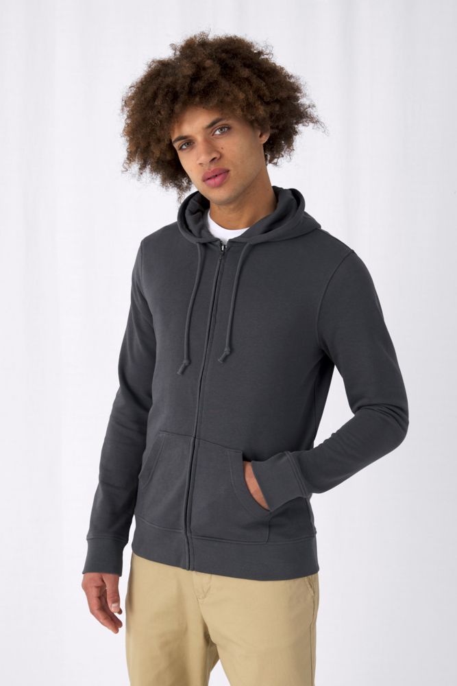 Толстовка на молнии с капюшоном унисекс BNC Inspire (Organic) фото на сайте Print Logo.