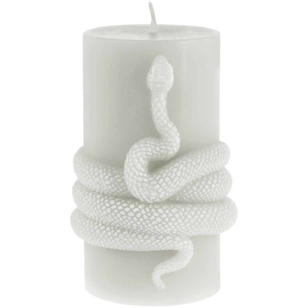 Свеча Snake Knot — пример нанесения логотипа (сделано в России) | Print Logo