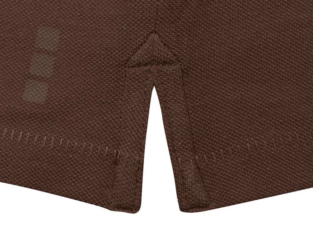 Calgary женская футболка-поло с коротким рукавом, шоколадный коричневый