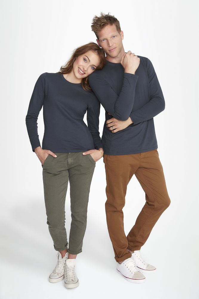 Футболка с длинным рукавом Imperial LSL Men ярко-синяя (royal) фото на сайте Print Logo.