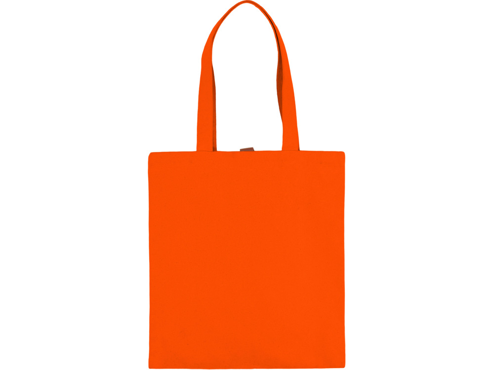 Сумка Clip из хлопка 340 г/м2 с застежкой из экокожи, оранжевый