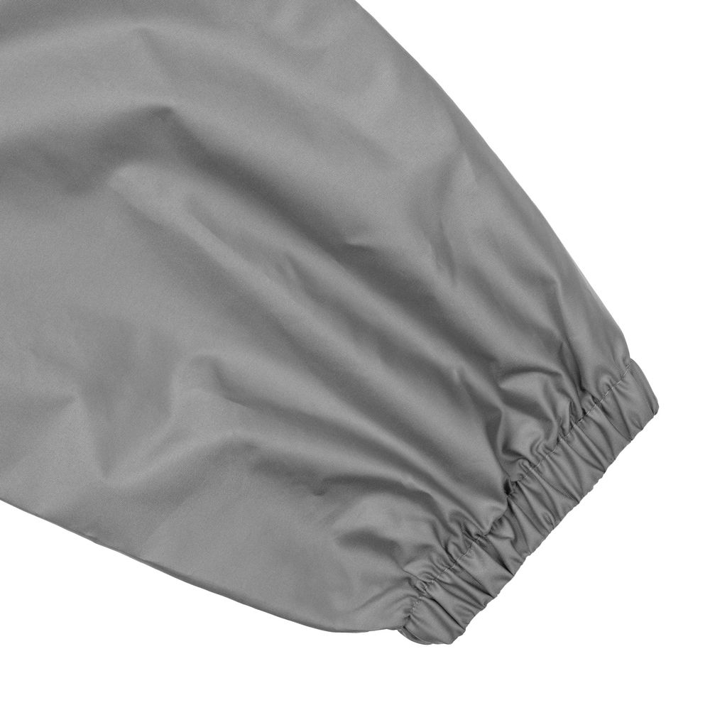 Дождевик-анорак Hard Work, укороченный, черный фото на сайте Print Logо.