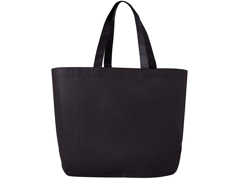 Сумка для шопинга с донной складкой и ручкой из PET ткани, 44.45*33.02*12.7 см